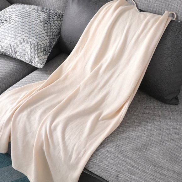 Cotton Dress tank basic women khaki blue cream black lime v-neck minimalist - Picture 13 of 15